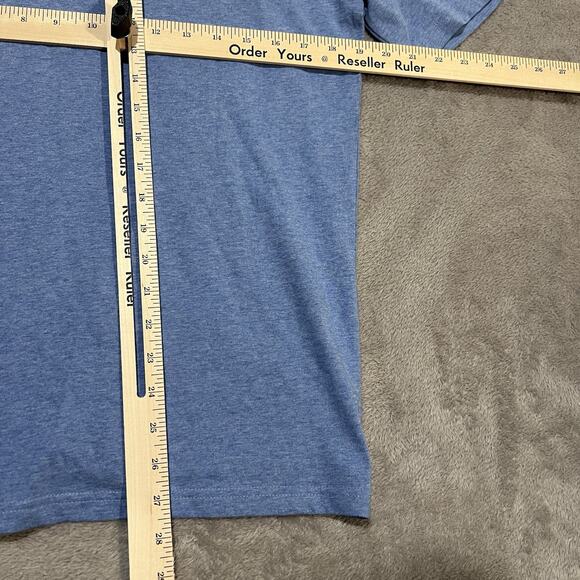 Polo Ralph Lauren Shirt Youth XL 18/20 Blue V-Neck Short Sleeve Embroidered - Picture 7 of 7